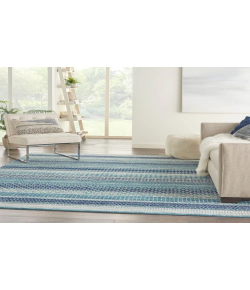 Nourison Passion Navy Blue PSN26 9 ft. X 12 ft. Rectangle Rug