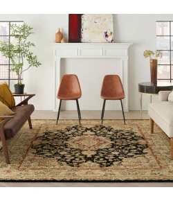 Nourison Home Nourison 2000 2028 Black 7 ft. 9 in. X 9 ft. 9 in. Area Rug