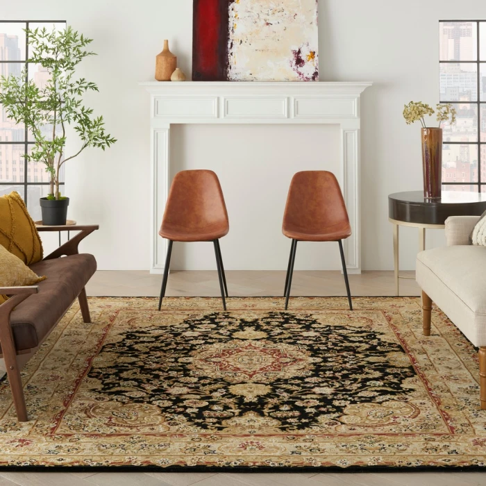 Nourison 2000 Area Rug 2028-Black
