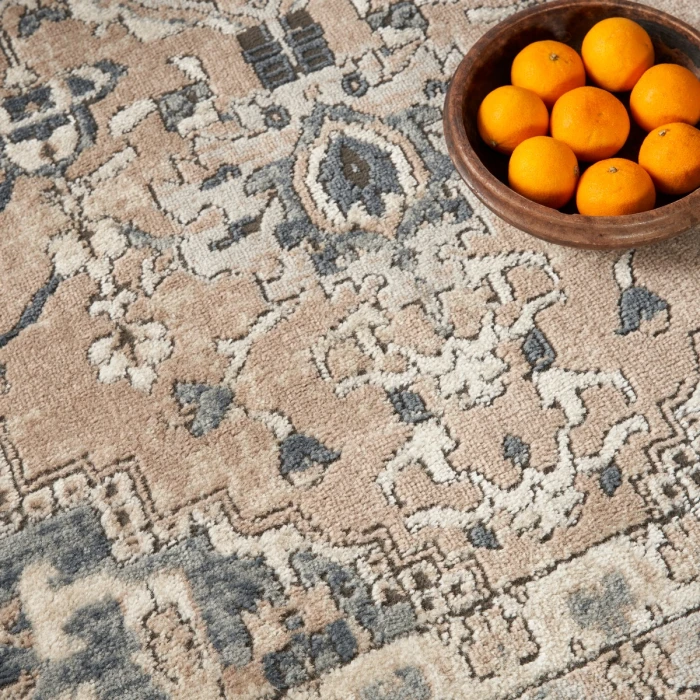 Nourison Quarry Beige Grey QUA05 7 ft. X 10 ft. Rect. Rug