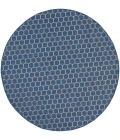 Nourison Twist Reversible Blue TWS01 8 ft. X Round Rug