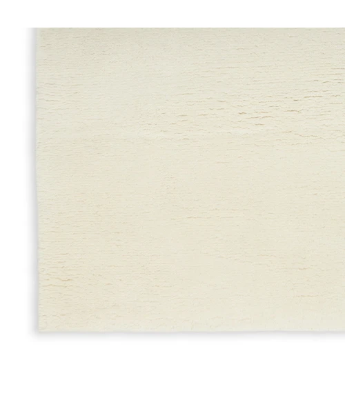 Nourison Plush Cloud Ivory PLC01 5 ft. X 7 ft. Rect. Rug