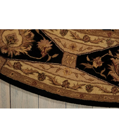 Nourison Home Nourison 3000 Black 3107 8ft. x Round Round Rug