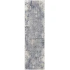 Nourison Home Rustic Textures RUS06 Grey Beige 2 ft. 2 in. X 7 ft. 6 in. Area Rug