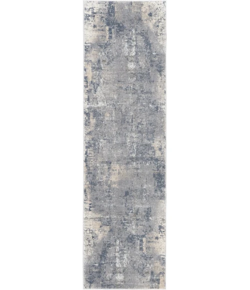 Nourison Rustic Textures Runner Area Rug RUS06-Grey/Beige