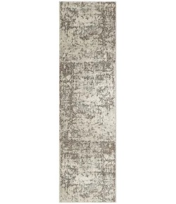 Nourison Home Quarry QUA17 Ivory Beige 2 ft. 2 in. X 10 ft. Area Rug