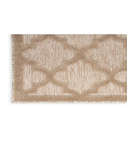 Nourison Easy Care Natural Beige NES01 2 ft. X 6 ft. Rectangle Rug