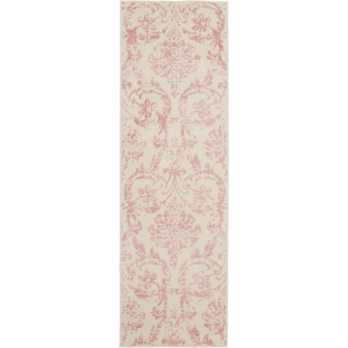 Nourison Jubilant Runner Area Rug JUB09-Ivory/Pink