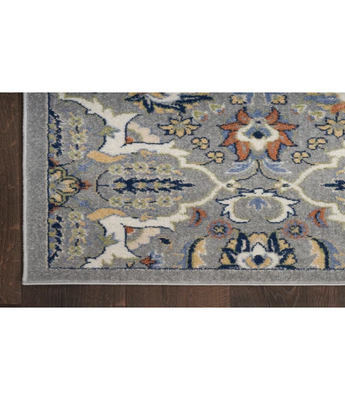 Nourison Allur Grey ALR03 6 ft. X 9 ft. Rectangle Rug