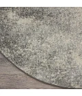 Nourison Passion Round Area Rug PSN10-Charcoal/Ivory