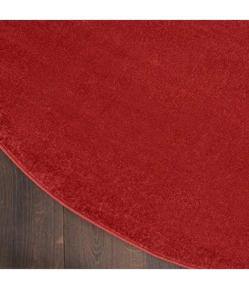 Nourison Essentials Brick Red Area Rug NRE01-Brick Red