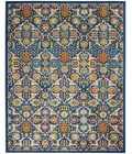 Nourison Allur Area Rug ALR03-Navy Multicolor