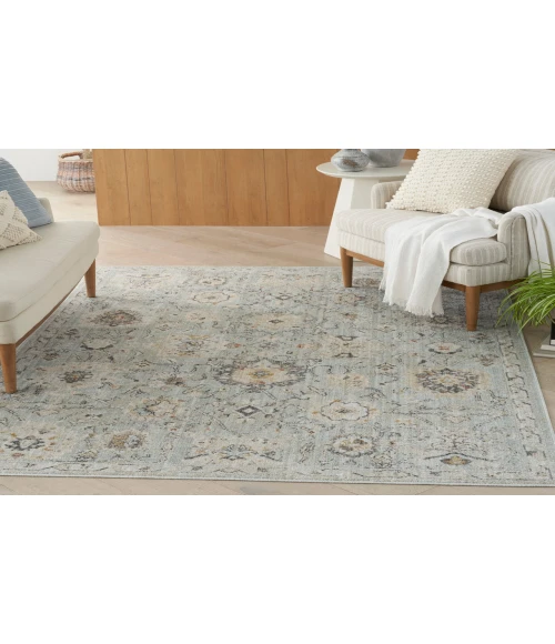Nourison Oushak Home Mint OUS01 5 ft. 5 in. X 7 ft. 3 in. Rectangle Rug