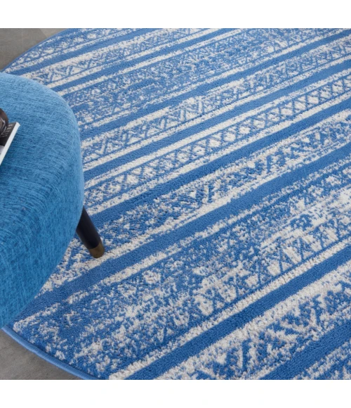 Nourison Whimsicle Area Rug WHS16-Light Blue Ivory