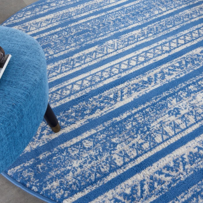 Nourison Whimsicle Area Rug WHS16-Light Blue Ivory