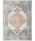 Nourison Astra Machine Washable Area Rug ASW11 Grey/Gold