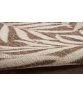 Nourison Garden Oasis Mocha GOA01 4 ft. X 6 ft. Rectangle Rug