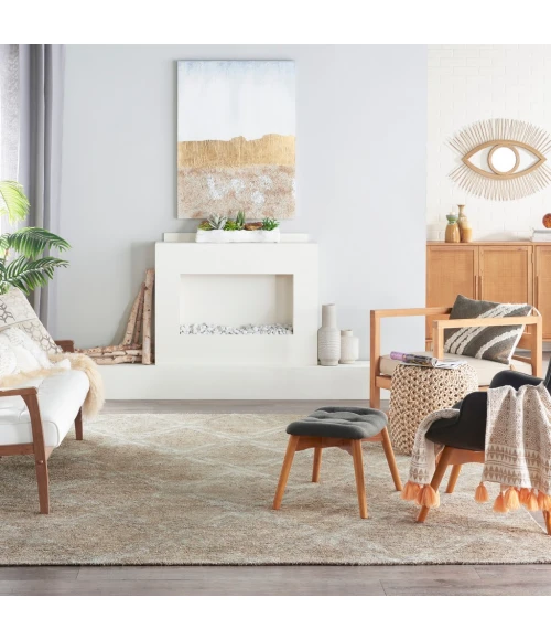 Nourison Venosa Area Rug VSN01-Taupe