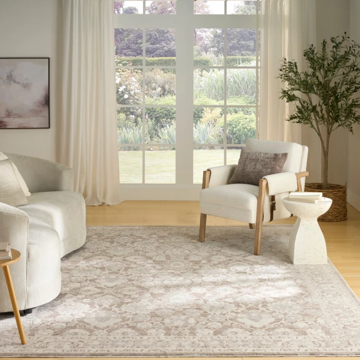 Nourison Shadows Ivory Mocha SHW03 10 ft. X 13 ft. Rect. Rug