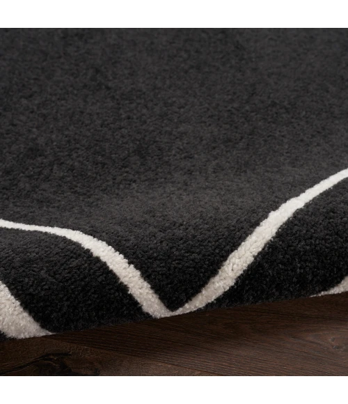 Nourison Nourison Essentials Area Rug NRE02 Black Ivory
