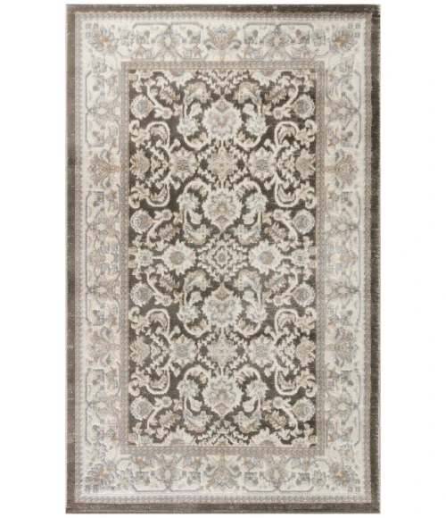Nourison Serenity Home Ivory Grey Blue SRH02 3 ft. 11 in. X 5 ft. 11 in. Rectangle Rug