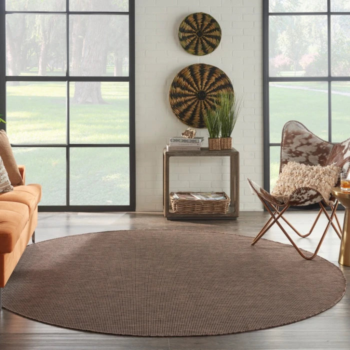 Nourison Positano Round Area Rug POS01-Natural