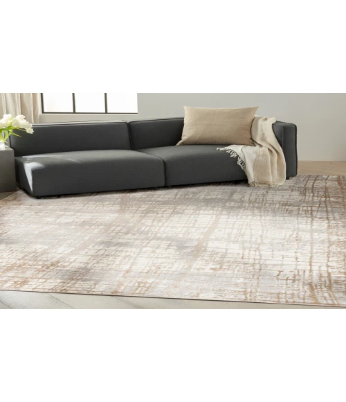 Calvin Klein CK950 Rush Ivory/Taupe CK950 8 ft. X 10 ft. Rectangle Rug