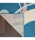 Nourison Grafix Area Rug GRF21-Blue Multi Colored