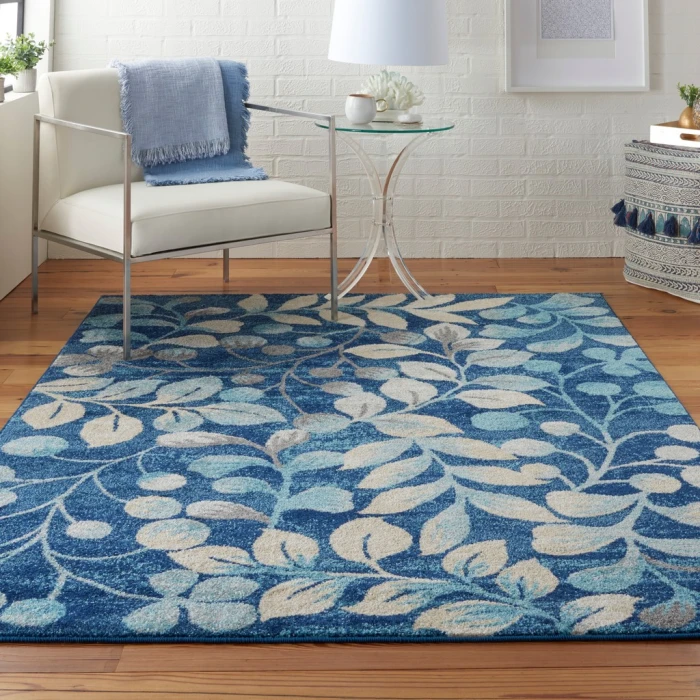 Nourison Tranquil Area Rug TRA03-Navy