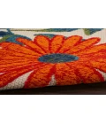 Nourison Aloha Ivory Multicolor ALH33 7 ft. 10 in. Round Rug