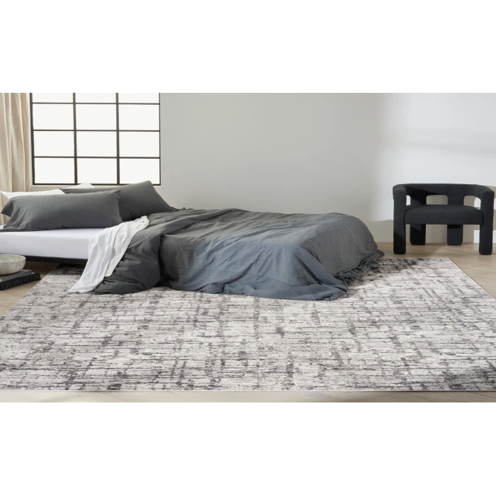 Calvin Klein CK950 Rush Ivory/Grey CK952 9 ft. X 12 ft. Rectangle Rug