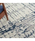 Nourison Twilight Area Rug TWI10 Ivory/Navy 9'9" x 13'9"