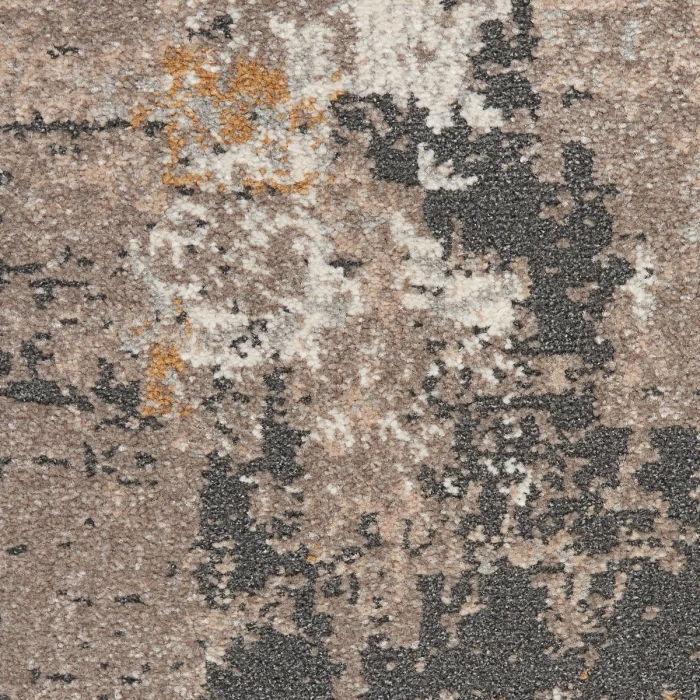 Nourison Tangra Cream Grey TNR05 8 ft. Rect. Rug