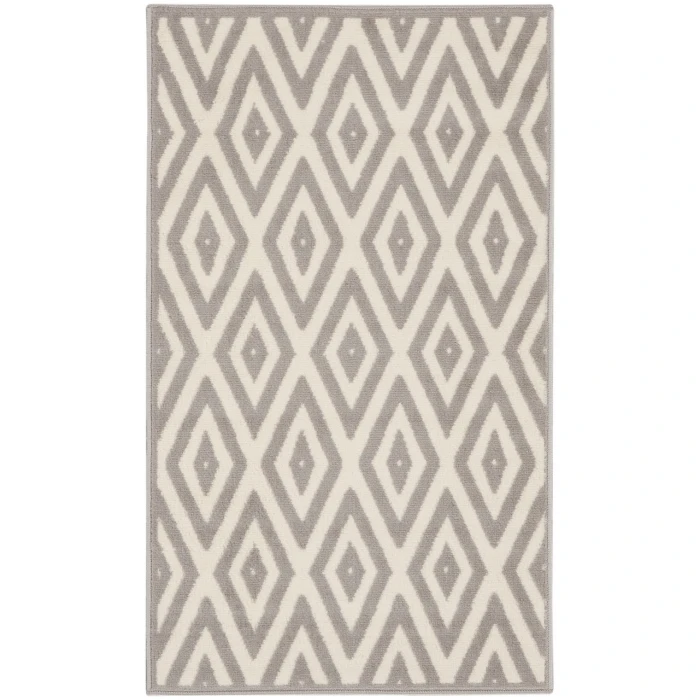 Nourison Grafix Area Rug GRF18-White/Grey