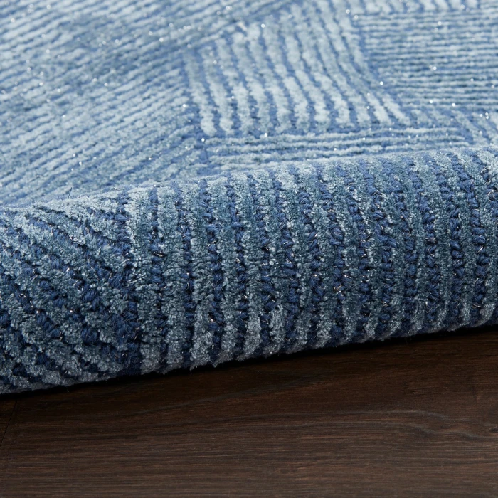 Michael Amini Ma30 Star Area Rug SMR01 Blue 4' x 6'