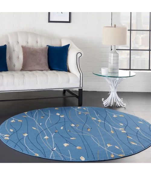 Nourison Grafix Area Rug GRF15-Light Blue