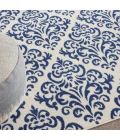 Nourison Grafix Area Rug GRF06-White Blue