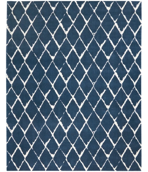 Nourison Twilight Area Rug TWI15 Navy 9'9" x 13'9"