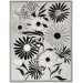 Nourison Home Aloha ALH33 Black White 9 ft. X 12 ft. Area Rug