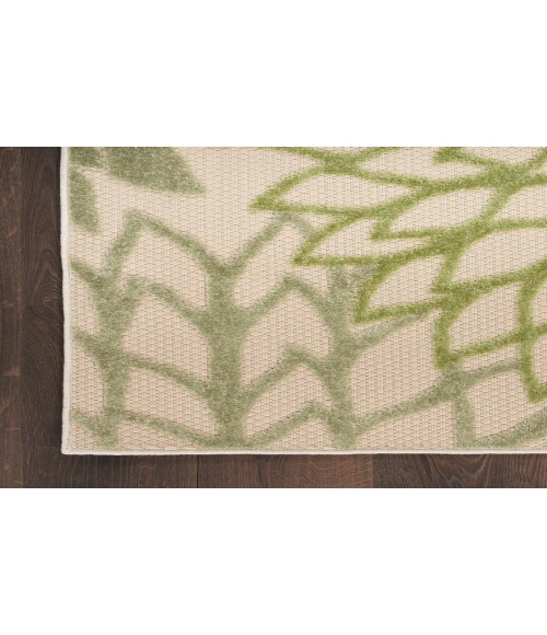 Nourison Aloha Ivory Green ALH05 5 ft. 3 in. X 7 ft. 5 in. Rectangle Rug