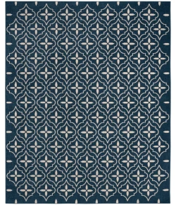 Nourison Home Nourison Essentials NRE04 Navy Ivory 8 ft. X 10 ft. Area Rug