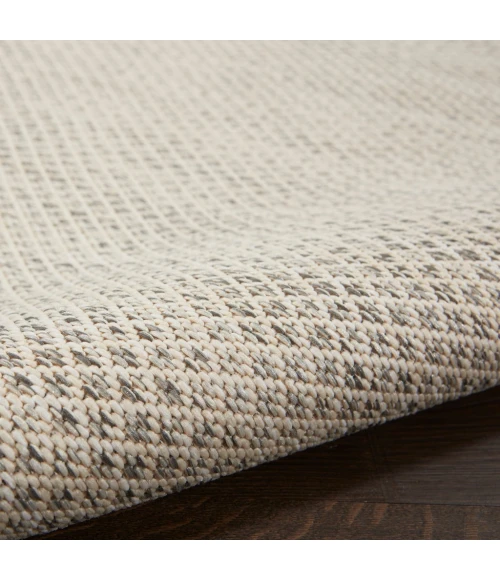 Nourison Courtyard Area Rug COU01-Ivory Silver