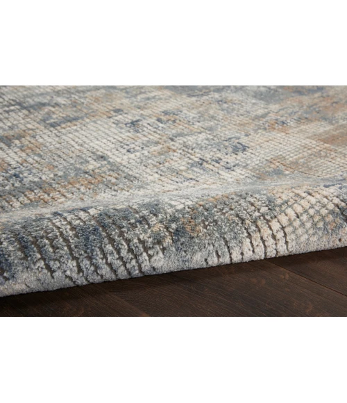 Nourison Quarry Blue Beige QUA02 4 ft. X 6 ft. Rect. Rug