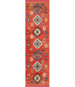Nourison South Western Red NAV07 2ft.2in. x 7ft.9in. Rect. Rug