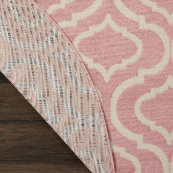 Nourison Jubilant Round Area Rug JUB19-Pink