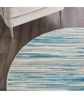Nourison Jubilant Round Area Rug JUB04-Blue