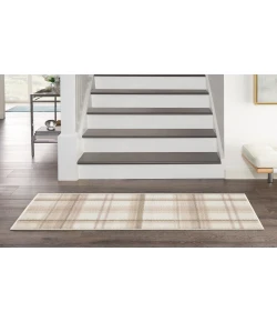 Nourison Home Grafix GRF03 Ivory Beige 3 ft. X 5 ft. Area Rug