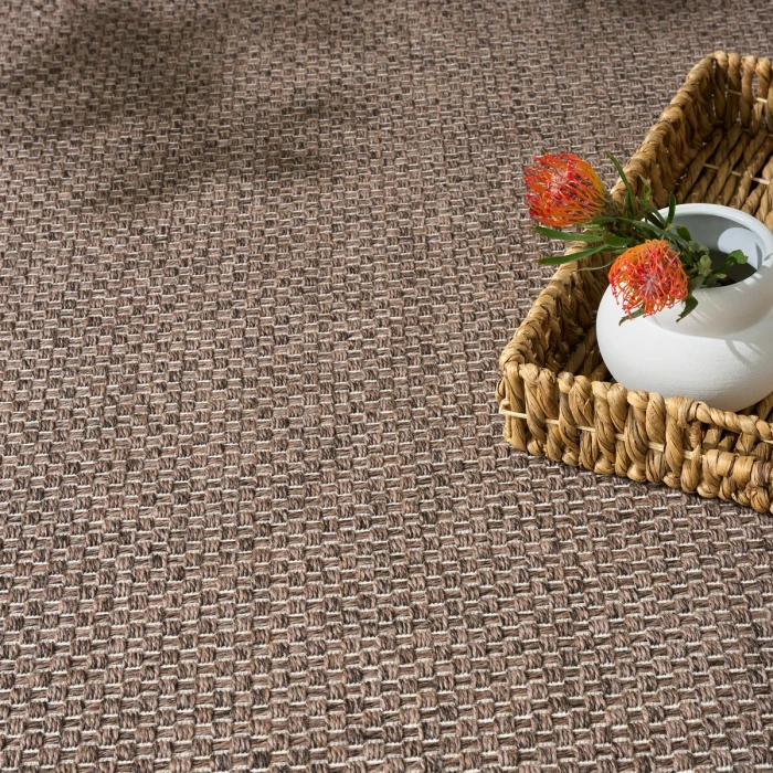 Nourison Tulum Brown TLM03 6 ft. X 9 ft. Rect. Rug