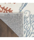 Nourison Seaside Ivory Multicolor SDS03 2ft. x 6ft. Rect. Rug