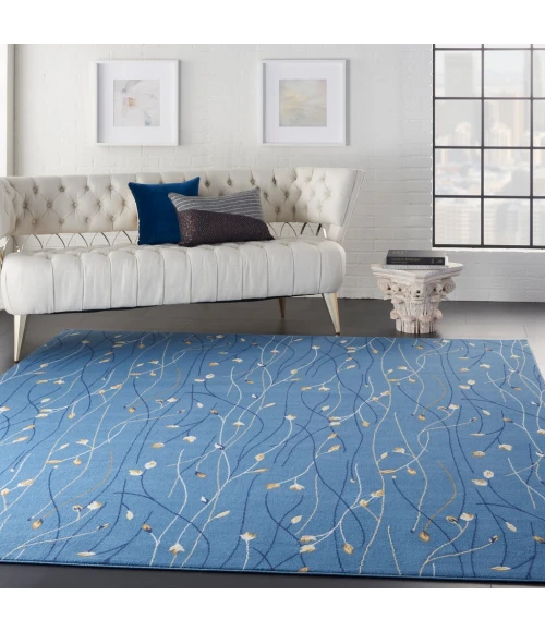 Nourison Grafix Area Rug GRF15-Light Blue